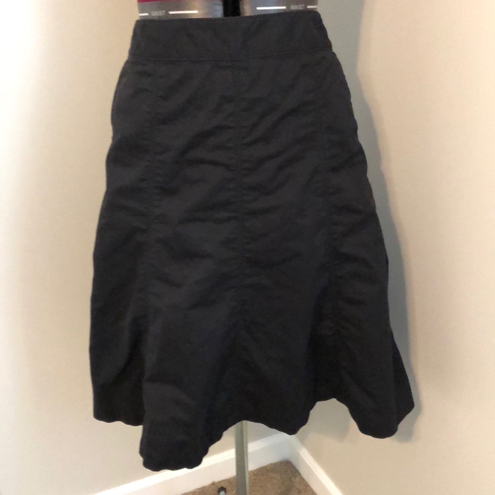 JCrew 100% cotton paneled black skirt - Sz 4